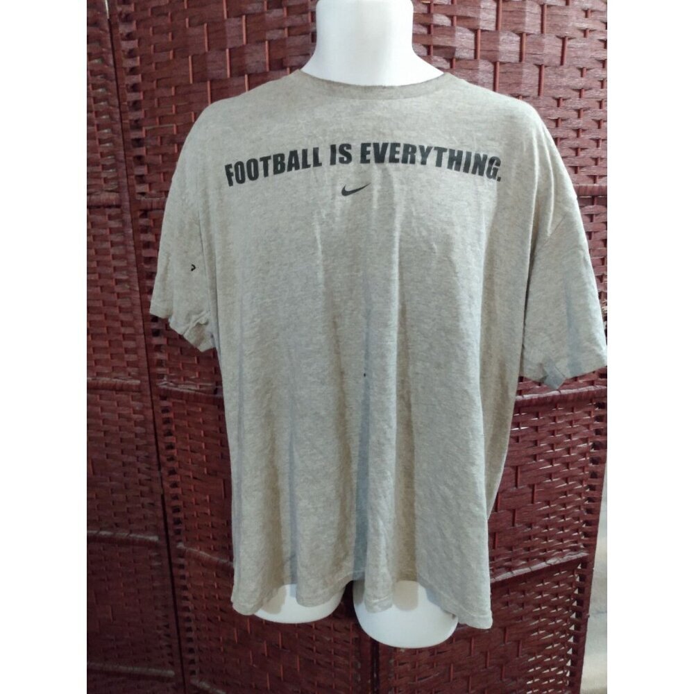 Vintage Nike Football is Everything T Shirt Distressed Men's XL